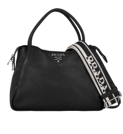Tote Bag, Leather, Black, MII, S/DB/B, 3*